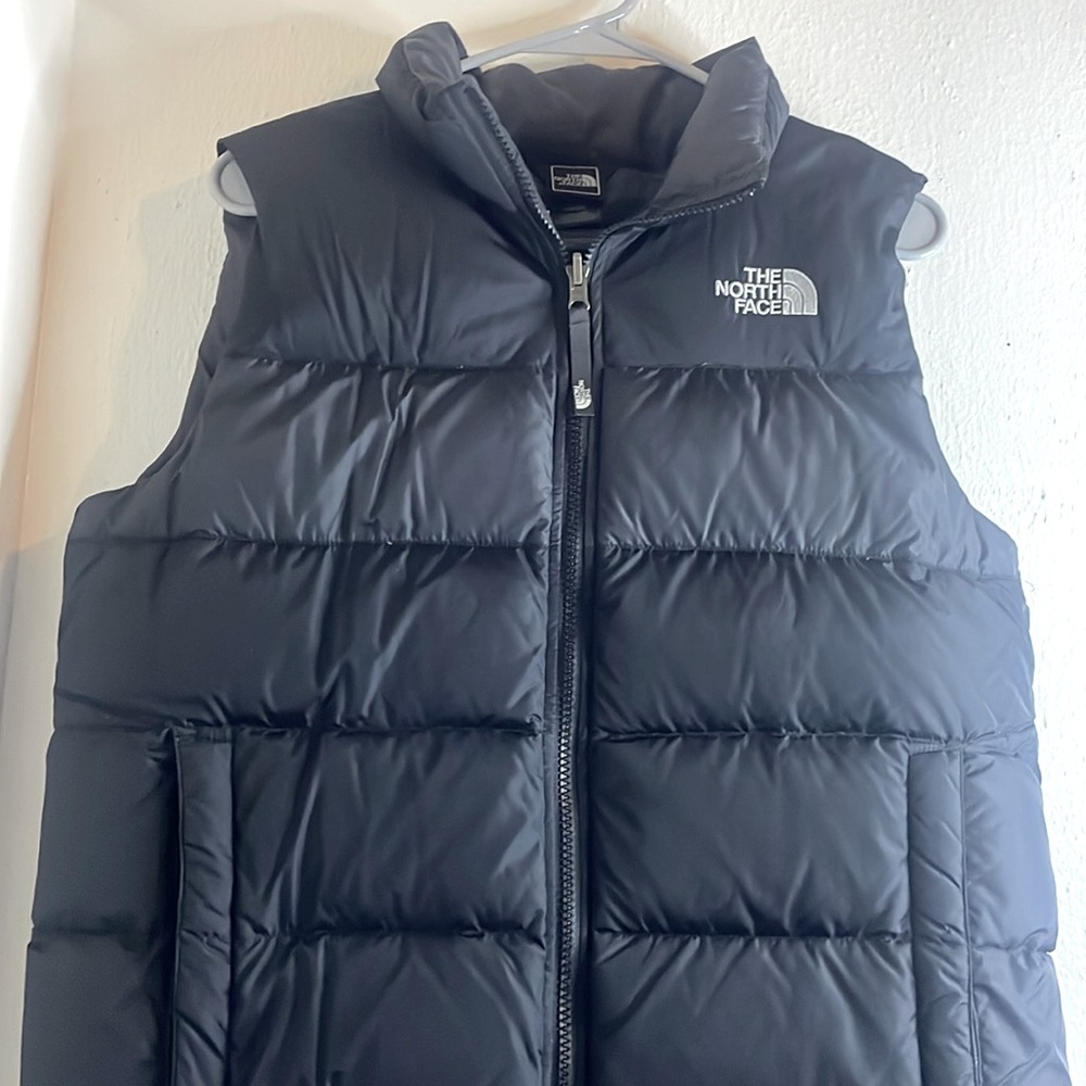 NORTH FACE BOYS BLACK PUFFER VEST SIZE 18/20 XL